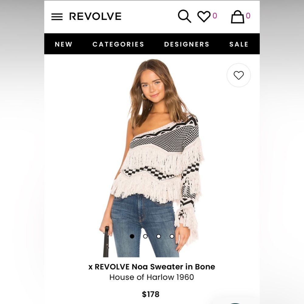 LIKE new house of Harlow X Revolve Noa sweater